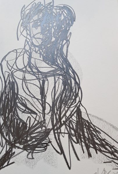 [2024] Untitled, Graphite on paper, Size Unknown
